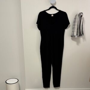 Smash + Tess Black V-Neck Jumpsuit